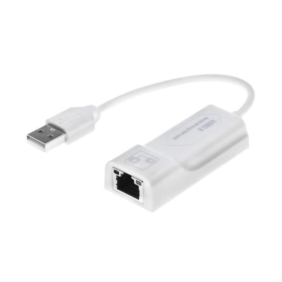 Portable USB 2 Cable Network Card Wired Built-in Drive-free Ethernet Adapter