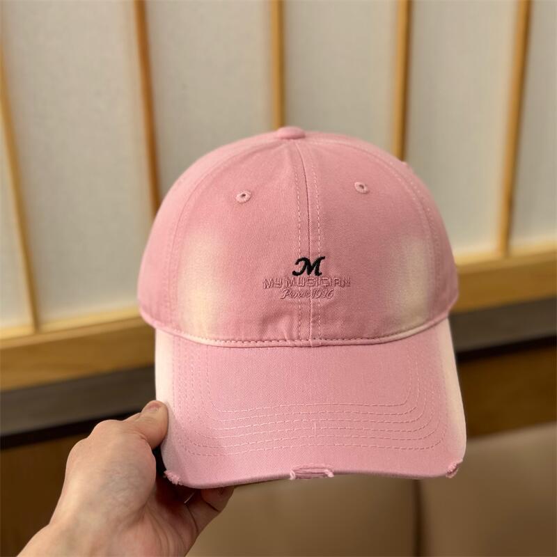 Spring And Summer Simple Letter Embroidery Baseball Cap Children'S Casual Versatile Soft Top Cap Shows Small Face