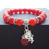 Retro Agate Crystal Bracelet, Female Zodiac Pendant, Buddha Bead Bracelet Jewelry, Handmade Beaded Couple Jewelry.
