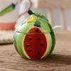 Japanese-style Salt Sugar Jar Fruit-shaped Spice Storage Jar Spice Container  Spice Storage