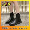 Cigarette pipe single boots 2025 new autumn and winter brown cigarette boots retro platform Chelsea boots versatile Martin boots short boots