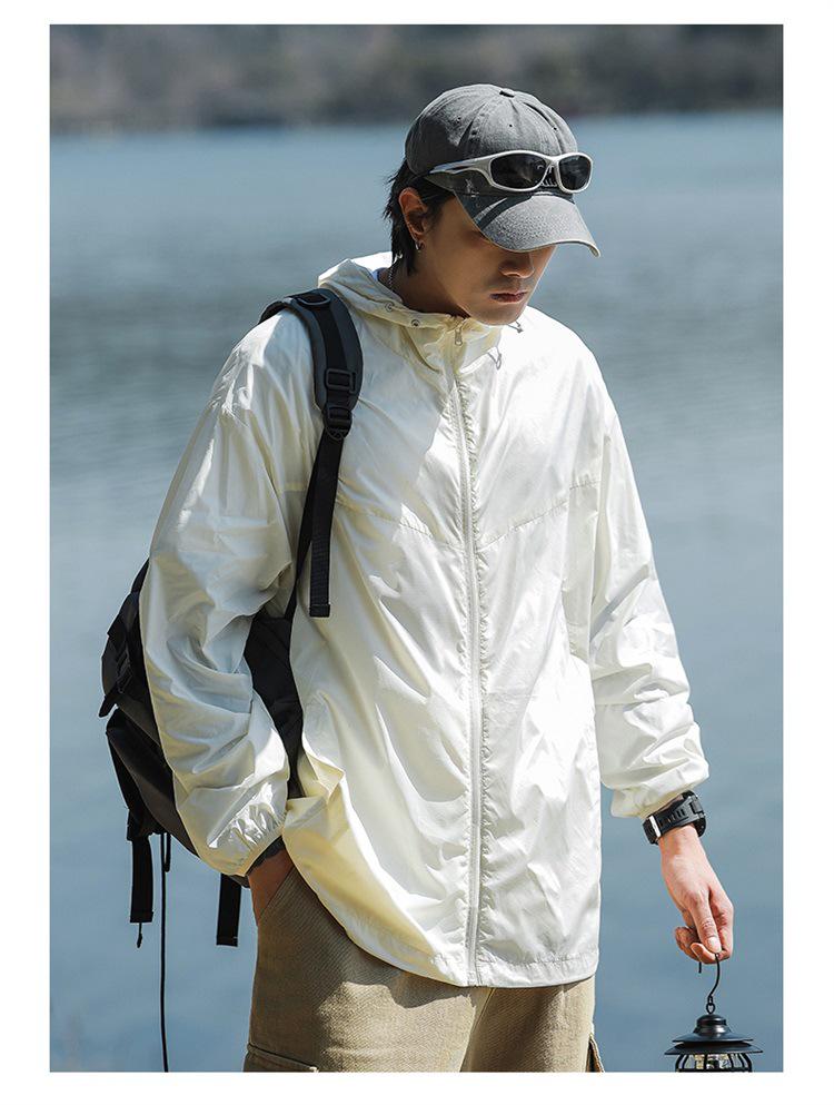 Ice Silk UV Protection Jacket - Unisex Summer Lightweight Sunproof Coat for Fishing & Outdoor Sports