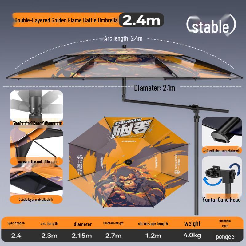 King Kong Adjustable Camping Mechanical Arm Pole