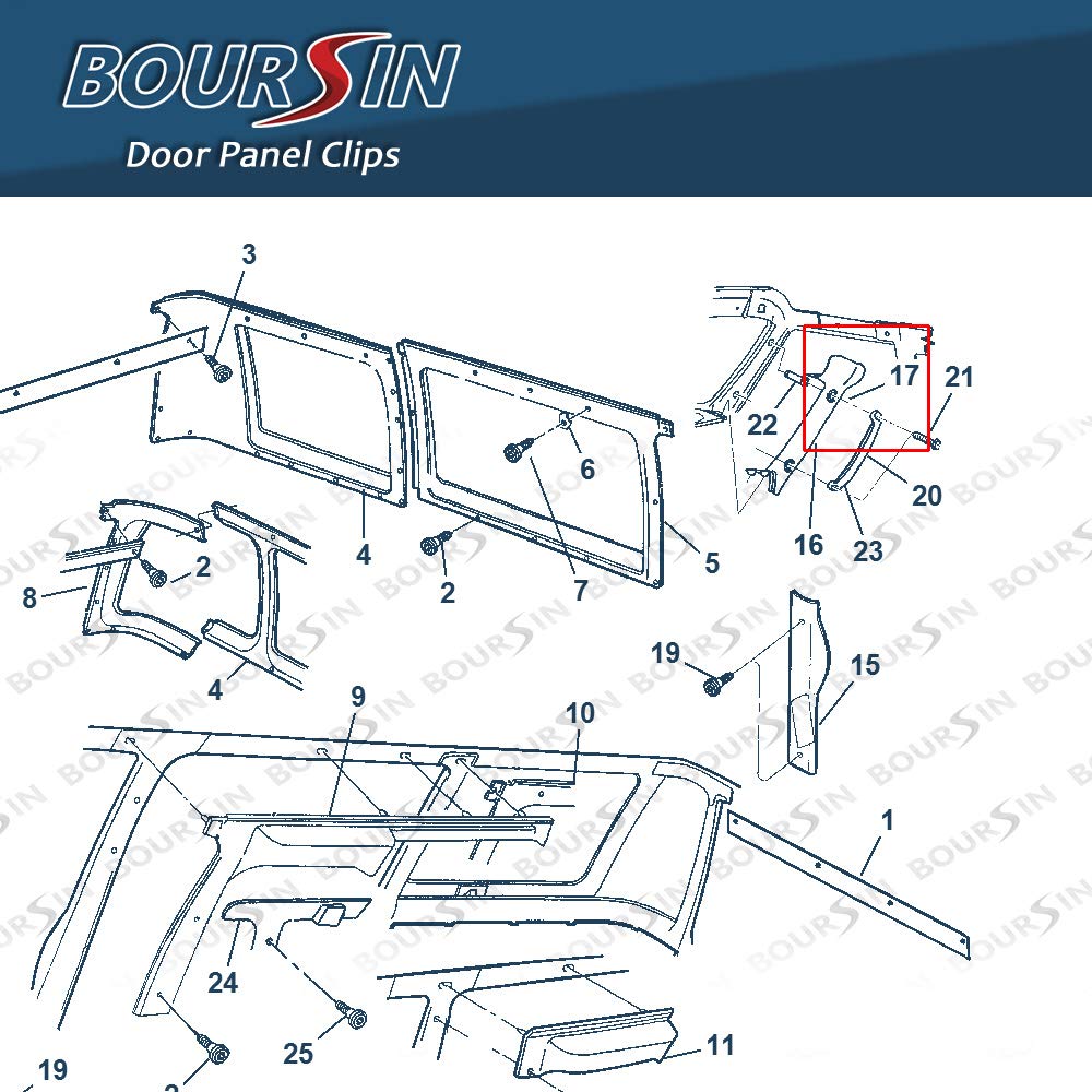 50Pcs Nylon Door Trim Panel Clips Retainers For Dodge Ram 1500 2500 3500 Pickup 1994-On Yellow 6503709