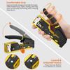 Proster RJ45 Crimping LAN Connector Crimping Compatible with LAN CAT6 Connector Protective Replacement Japanese Instruction Manual Compatible with