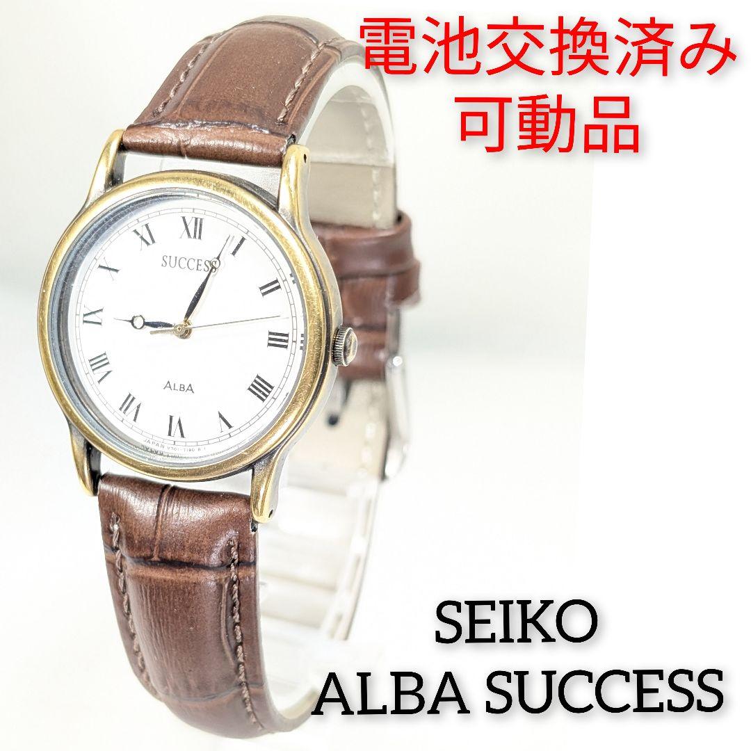 

[USED] SEIKO ALBA SUCCESS Men s G-80 Watch, Battery Strap Replaced, Working