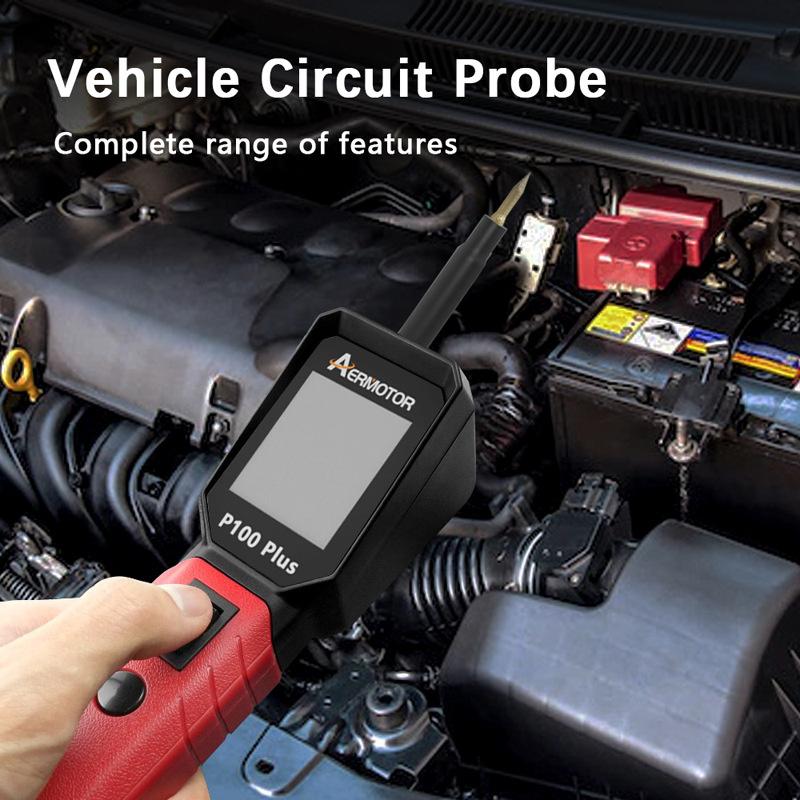 

AERMOTOR P100 Plus Vehicle Circle Probe Electrical System Automotive Circuit Tester Power Circuit Probe Kit Type A