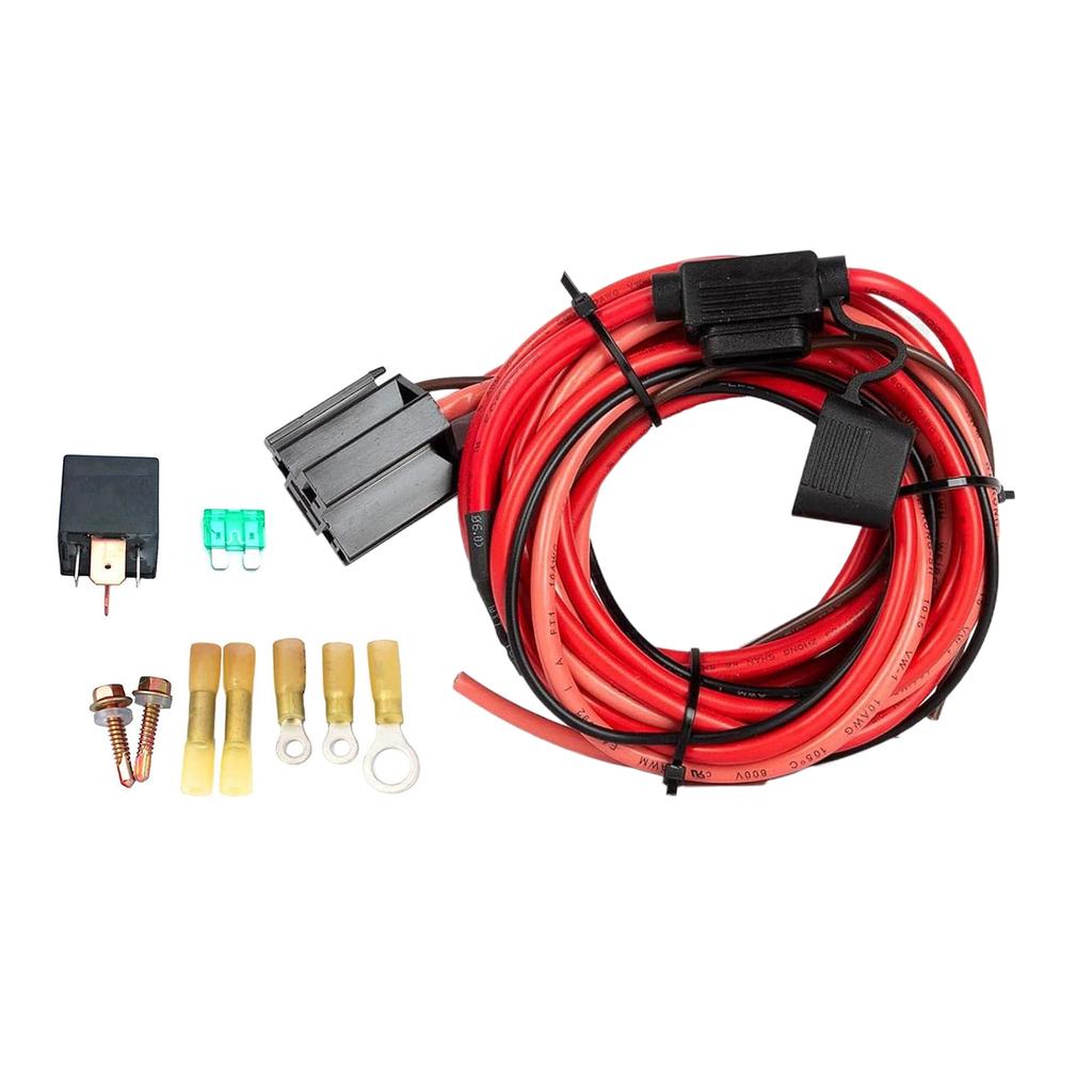 Professional Fuel Pump Relays Set Long Wires High Performances Terminals Universal Waterproof 30247 for 12V System Truck