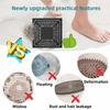 Silicone Shower Drain Hair Catcher Square Deodorant Shower Drain Cover Durable Easy To Clean Floor Drain Protector