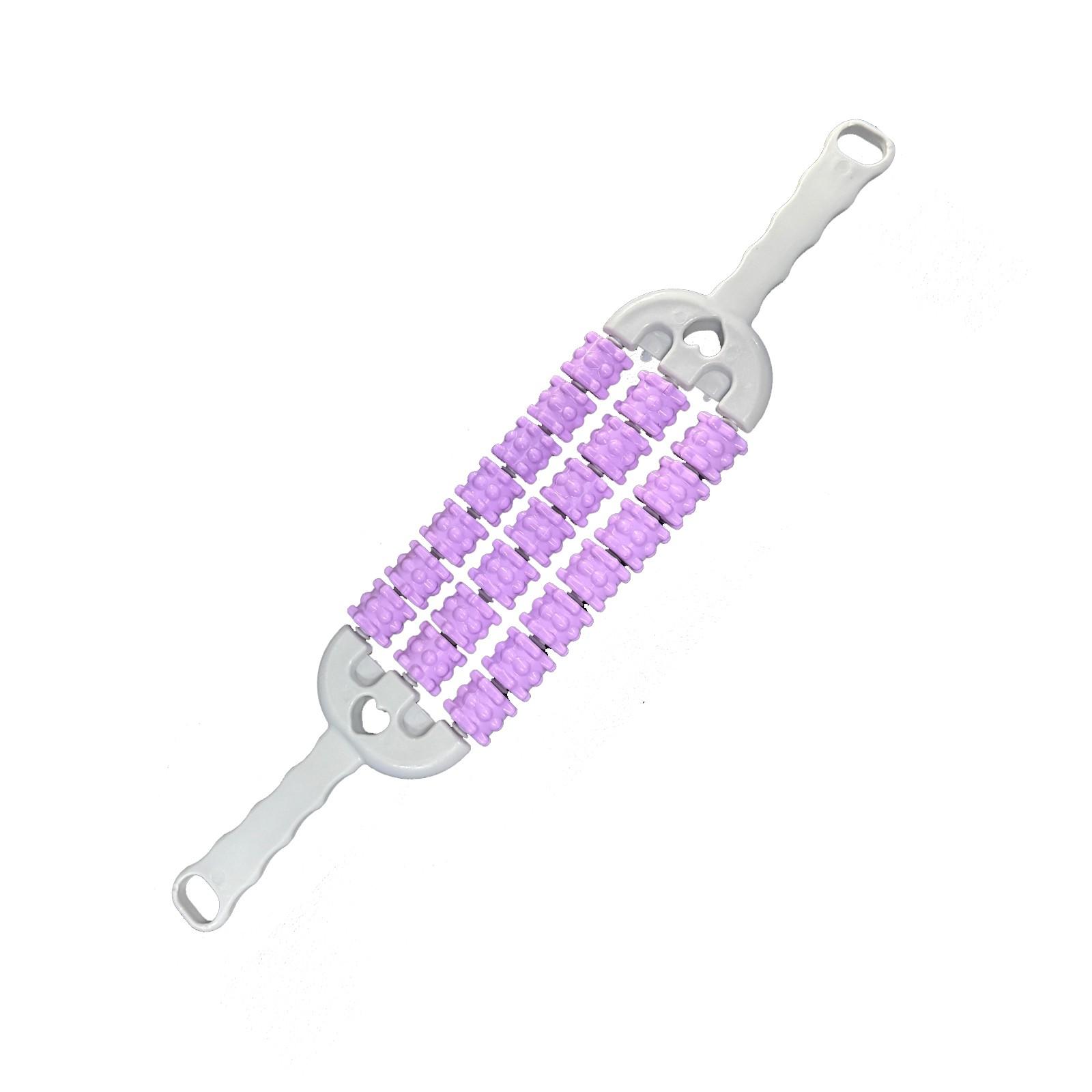 

Массажная палка Три ряда Йога Булава Детский расслабитель мышц спины и ног One Size