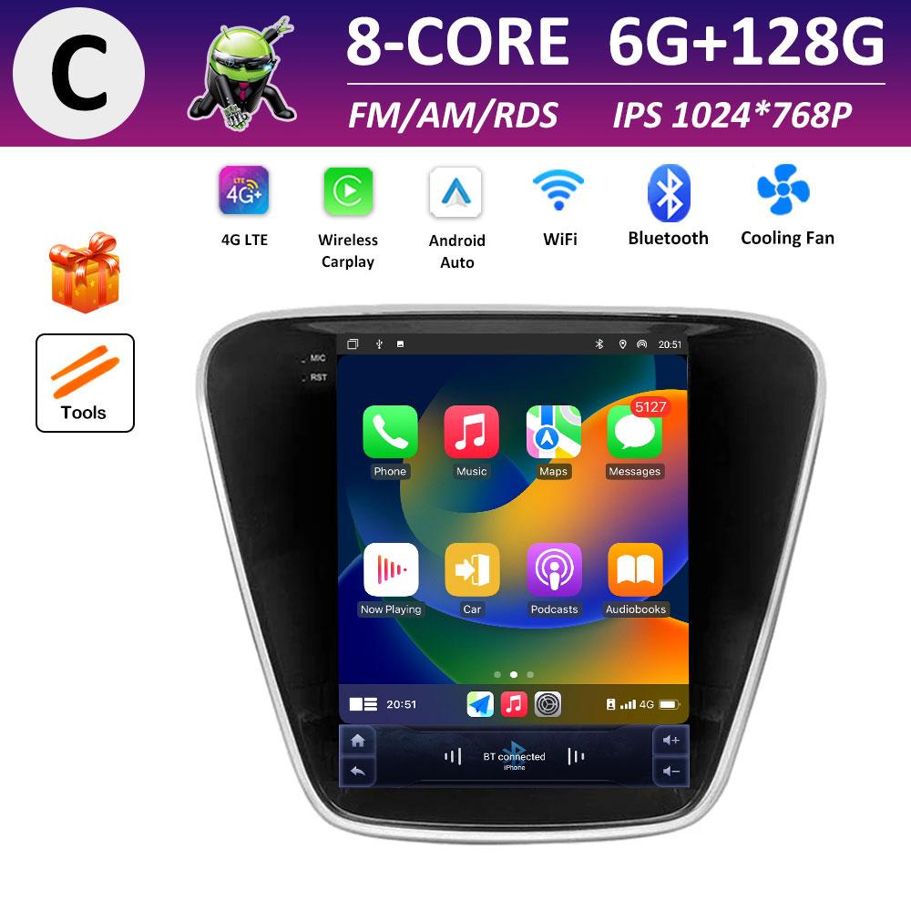 Android Auto DSP Stereo for Chevrolet Cavalier 2016 2017 2018 2019 Car Radio Video Multimedia Player Navigation Accessories WIFI