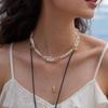 Elegant Natural Baroque Pearl Necklace for Women - High-End Light Luxury Jewelry Clavicle Chain