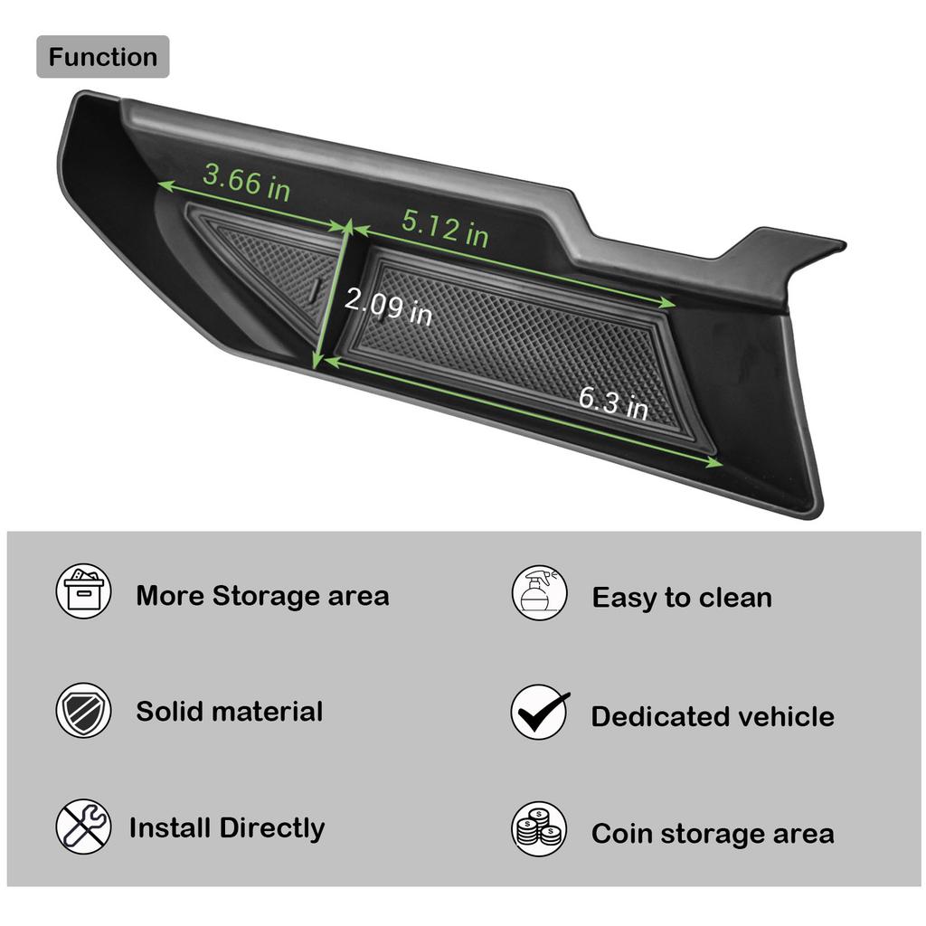 Sixthsomy Center Console Organizer Navigation Screen Storage Box Tray Chevrolet Corvette C8 2020-2025 Interior Car Accessories