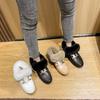 Fur Integrated Snow Boots Women's Winter Velvet Non-slip Rabbit Fur Fur Shoes Warm Cotton Shoes Inner Height Increase Genuine Leather Beanie Shoes
