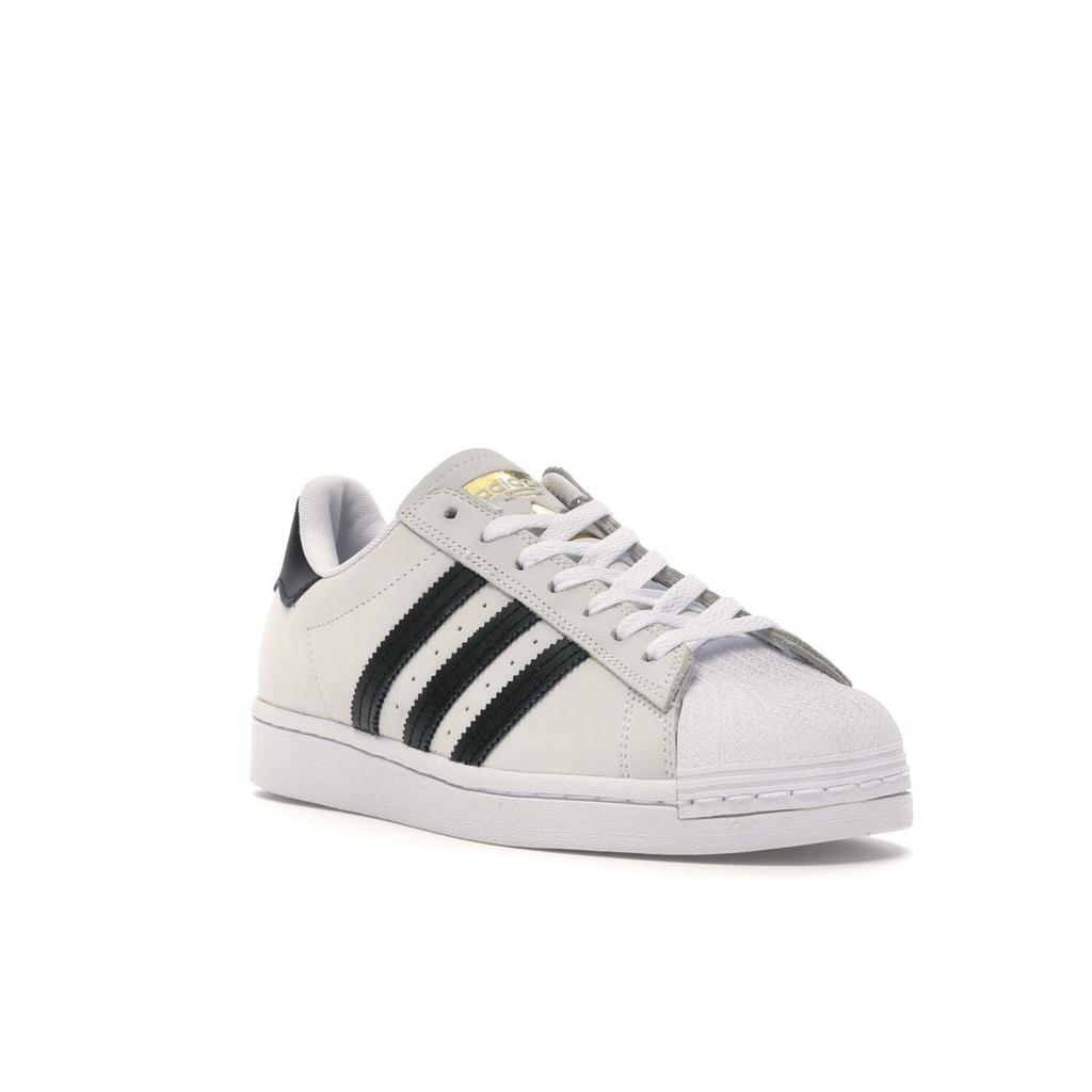 Adidas Superstar White Black Men Sneakers Cloud-White Core-Black Gold-Metallic FV0322