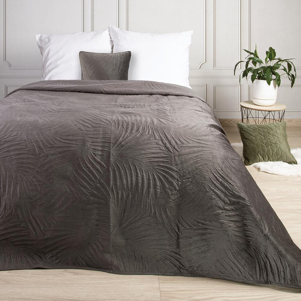 Bella MINK decorative pillowcase 40x40 dark gray