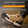 Cross-border Steel Toe Safety Shoes: Rotating Button, Anti-Smash, Anti-Puncture, Non-Slip, Wear-Resistant