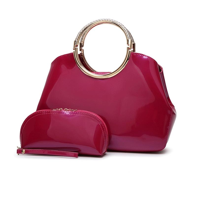 2026 New Fashion Handbag Painted Leather Clutch Bridal Wedding Bag Single Shoulder Crossbody Bag