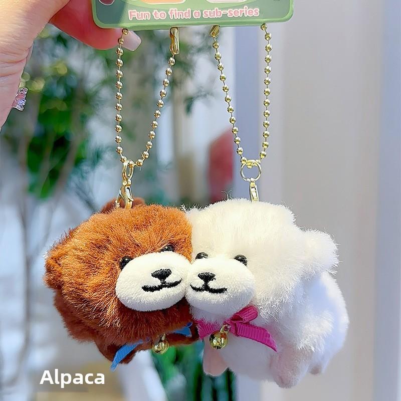 Cute Panda Penguin Dog Cartoon Animal Magnetic Plush Pendant For Kids And Friendship Gifts