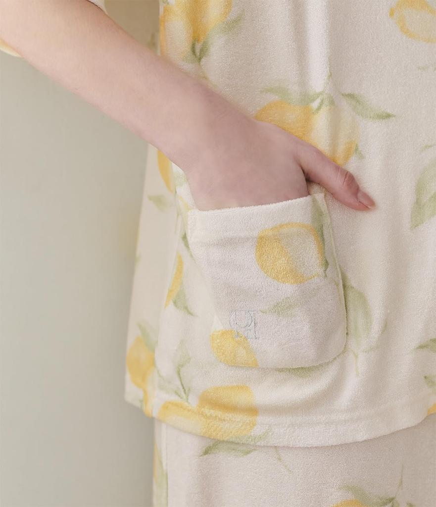 Peach John Coolish Pile Size Cool To the Stay Cool Even In Hot Summer Matching Looks Pajamas, Lemon, 1, Loungewear, Touch, Weather, Pile,