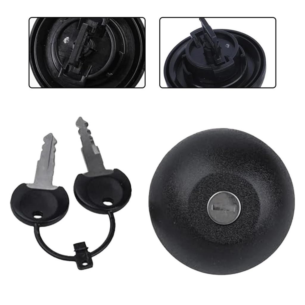 7701471585 Car Fuel Tank Cap for Clio and Kangoo Laguna Megane Locking Fuel Tank Cap Dust Cap with 2 Keys