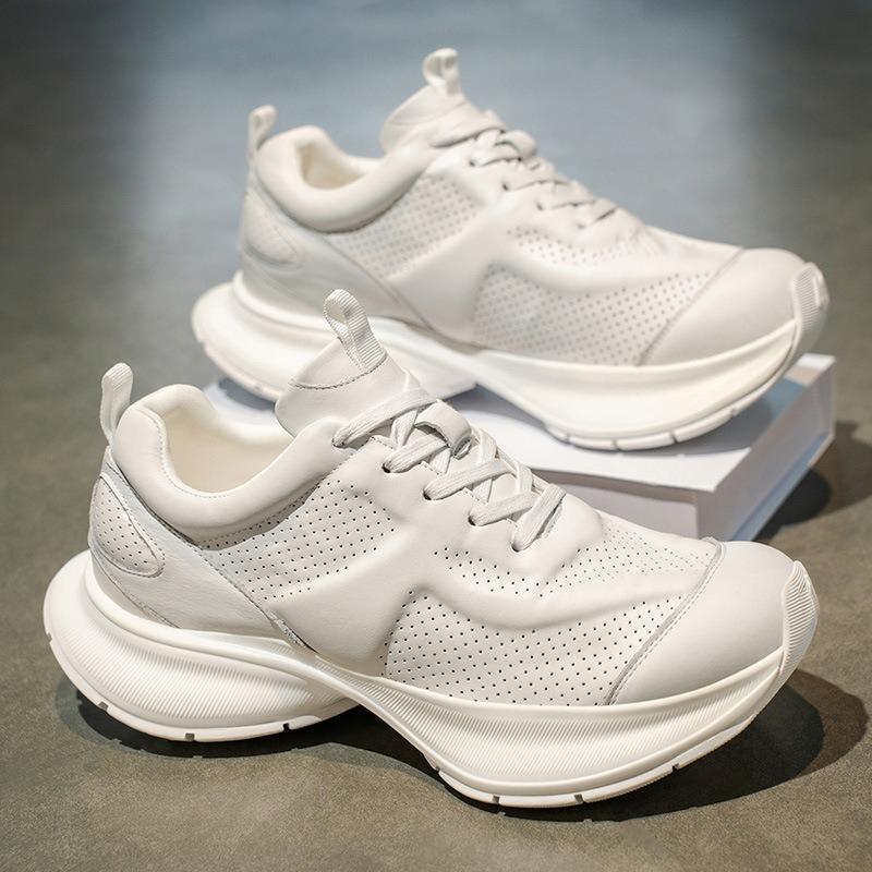 Daddy shoes men's 2 autumn new models small waist thick sole thin retro sports break