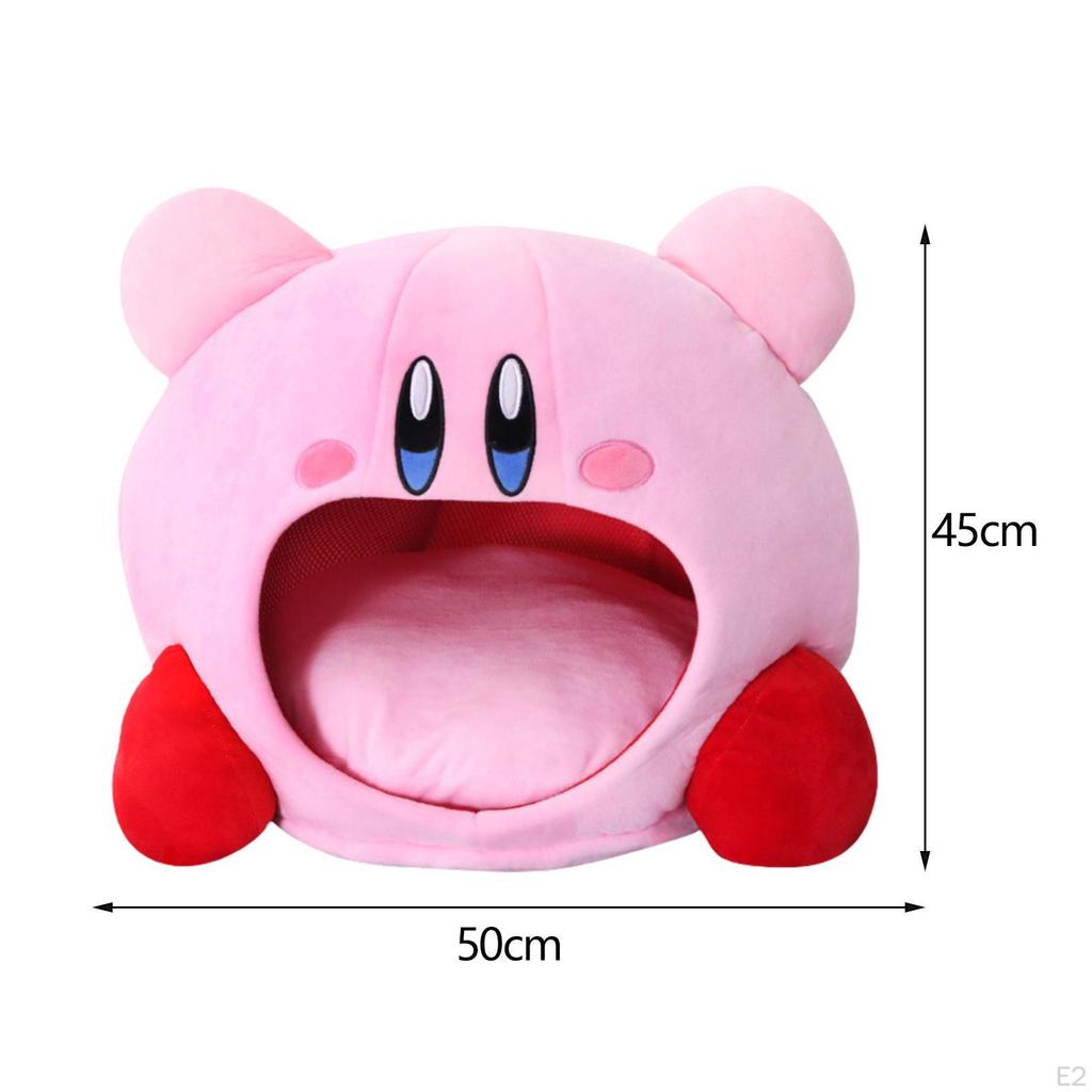 Plush Toy Cats Cave Decorative Cute Hood Pillow for Kids Car Home