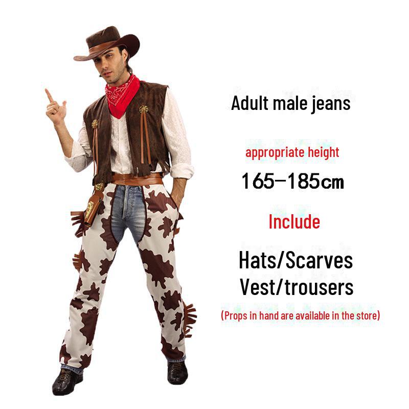 

Костюм ковбоя Вуди на Хэллоуин для взрослых и детей