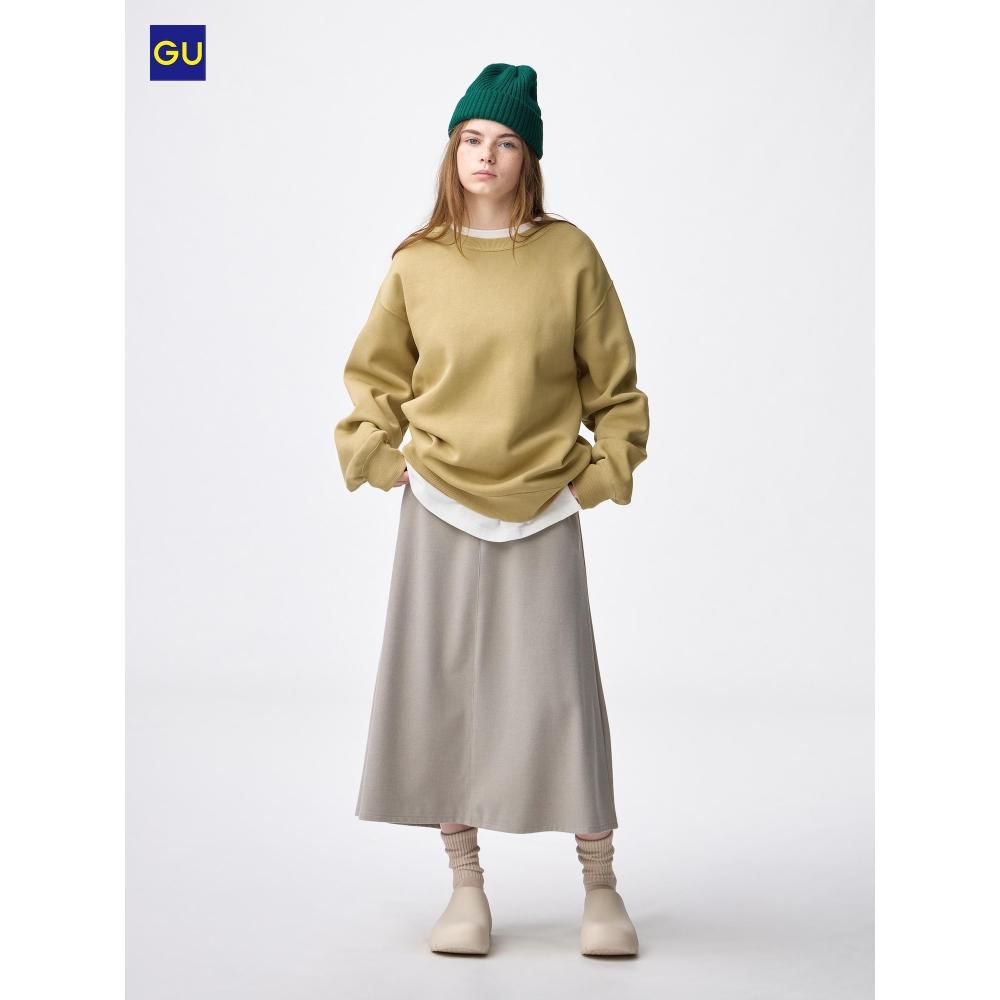 Uniqlo Gu Brushed Flare Skirt