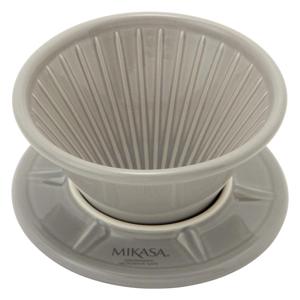 MIKASA Coffee Dripper Gray Diameter 10.8 X Height 7.3cm MicrowaveDishwasherOven Safe T-784006