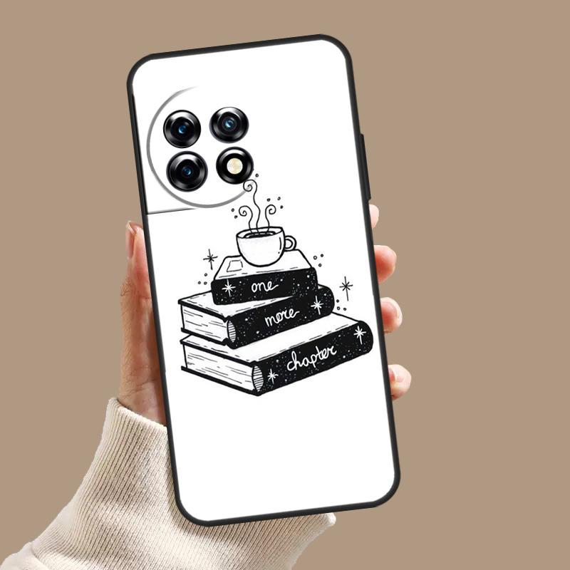 Books And Coffee Case For OnePlus 11 12 9 10 Pro 10R 12R 8T 10T OnePlus Nord N30 N20 N10 CE 3 2 Lite Cover