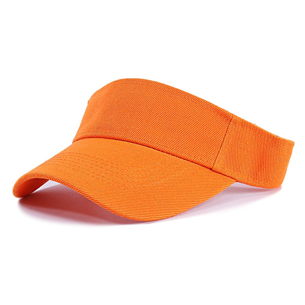 Summer Sun Protection Hat Women's Running Sports Sun Hat Duckbill Hat Solid Color Men's Empty Top Hat, Women's