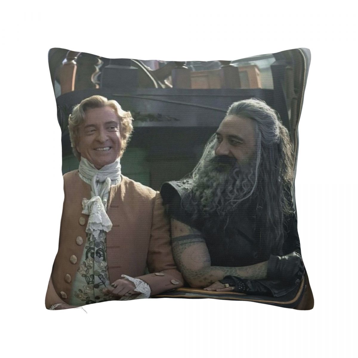 Blackbonnet Our Flag Means Death Gentlebeard Blackbeard Stede Bonnet Square Pillowcase Pillow Cover Comfort Throw Pillow Home 30x30 cm 12x12 in