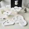 Jewelry Display Props: White Plaster Stand for Earrings, Rings & Photo Decoration
