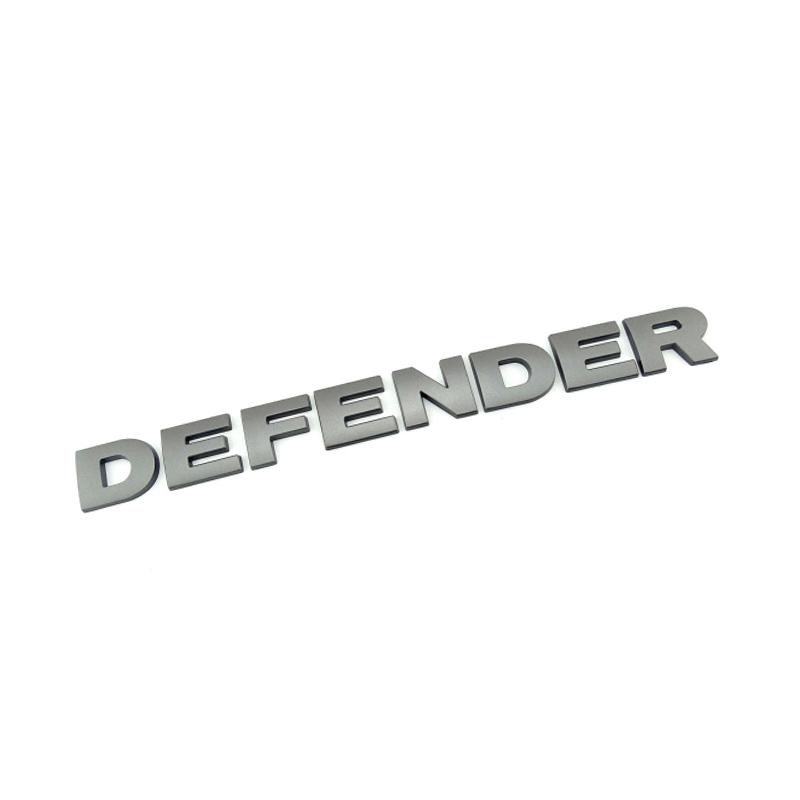 Araba Ön Kaput 3D ABS Harfler Logo İsim Levhası Çıkartması Land Rover Defender Kafa Amblemi Kaplama Çıkartmaları İçin Uygun Değiştirme