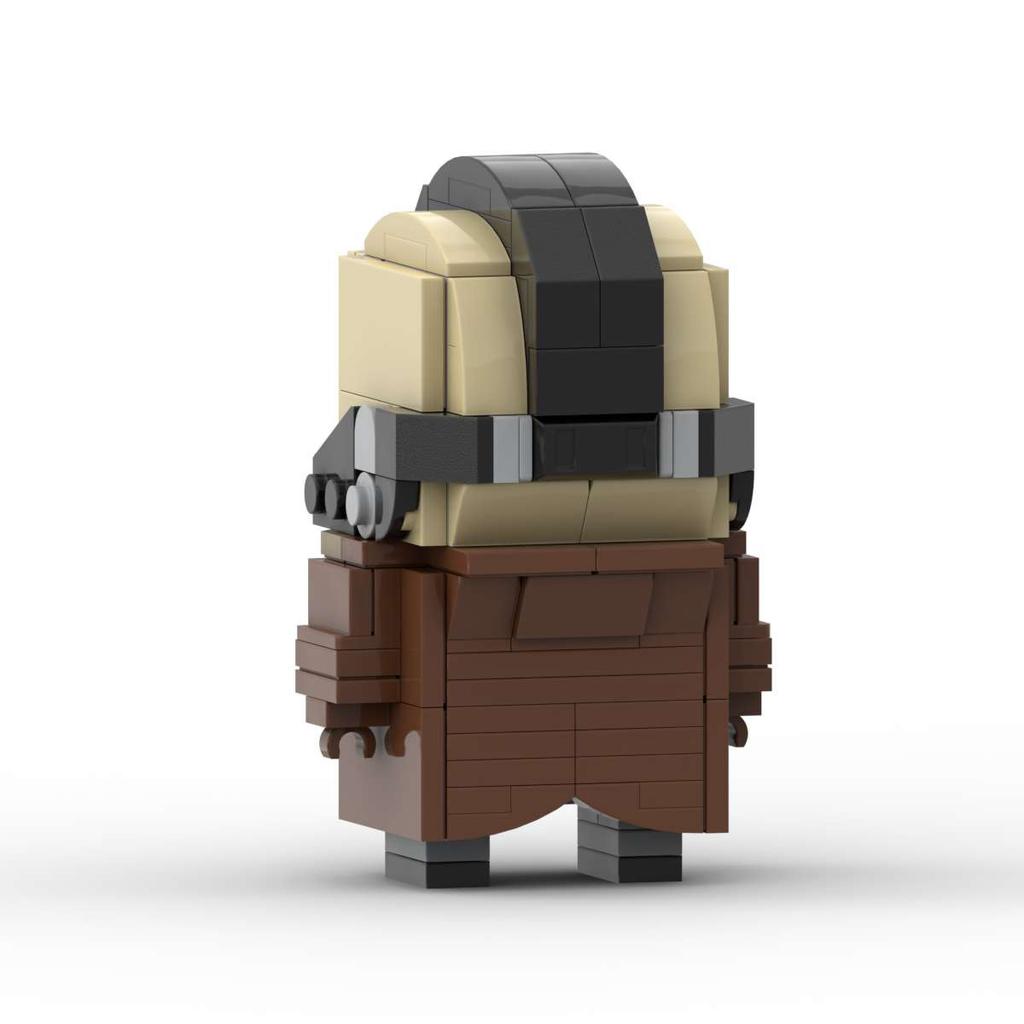 Building Block Compatible, Creative Doll Assembly Bain - Trench Coat, Educational Building Block Toy Assembly