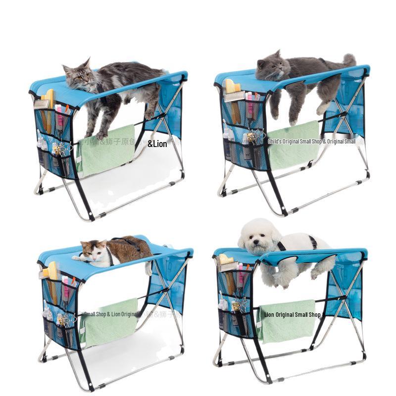 Foldable Heavy Duty Stainless Steel Pet Grooming and Bathing Table