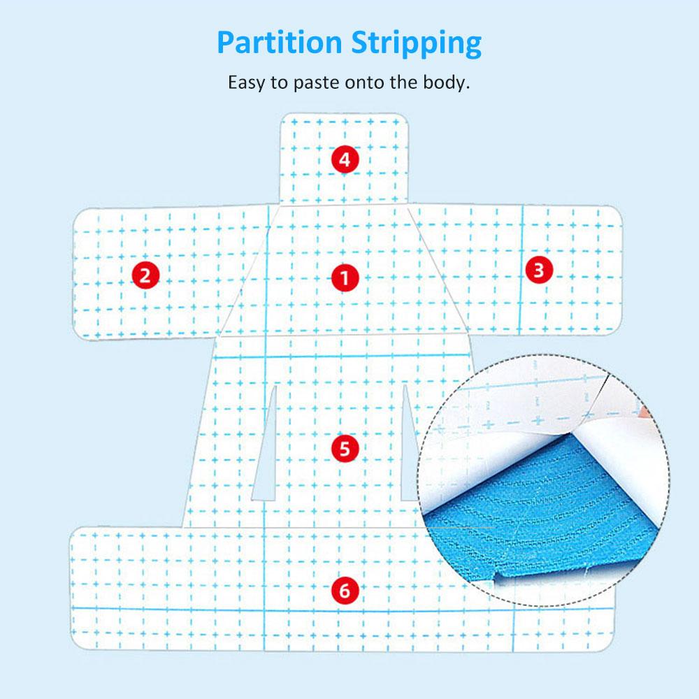 10pcs Kinesiology Tape for Shoulder Precut,Shoulder Tape -Waterproof & Breathable, Enhance Elastic Sports Tape for Pain Support