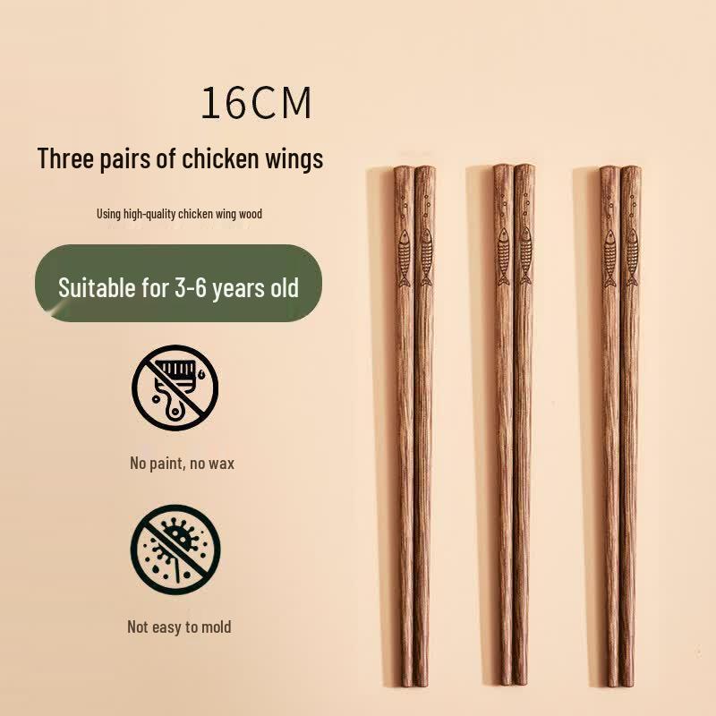 Qiwai Children s Wooden Training Chopsticks