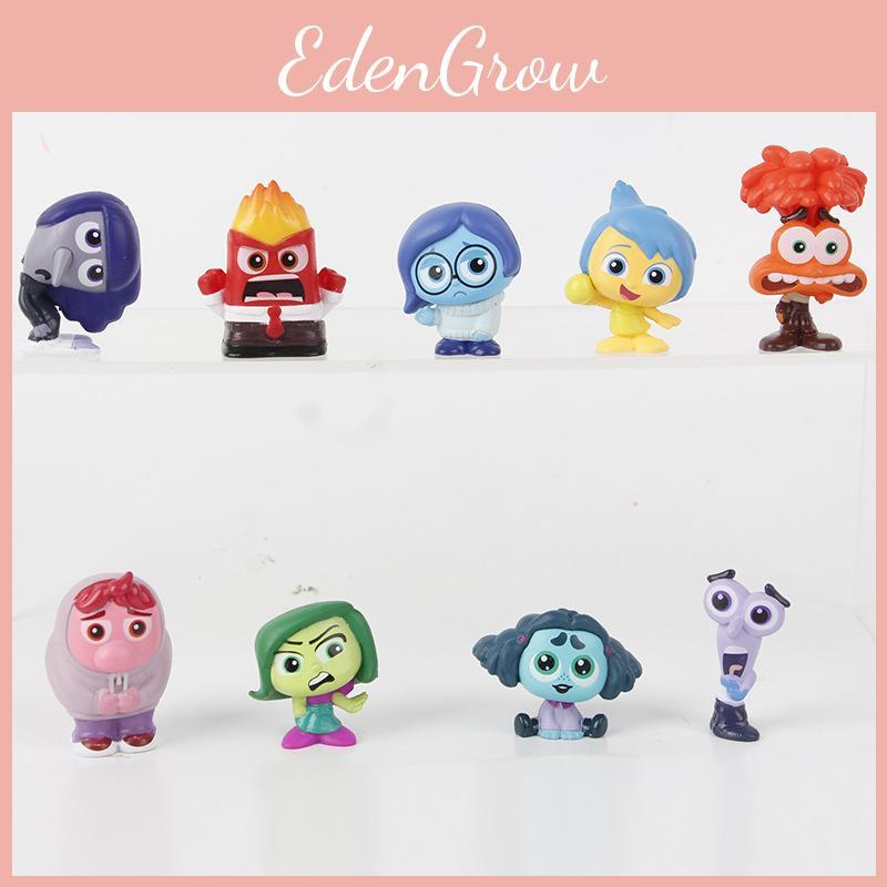 Whimsical Inside Out Q Version Pvc Figurines Set For Creative And Fun Playtime