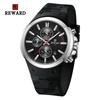 REWARD 832054 Fashion Men's Quartz Watch Multifunctional Sports Watch Stopwatch Calendar Luminous Watches for Man Reloj Hombre