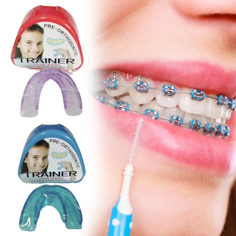 T4k Dental Orthodontic Retainer With Multicolor Silicone Guards Correction Teeth