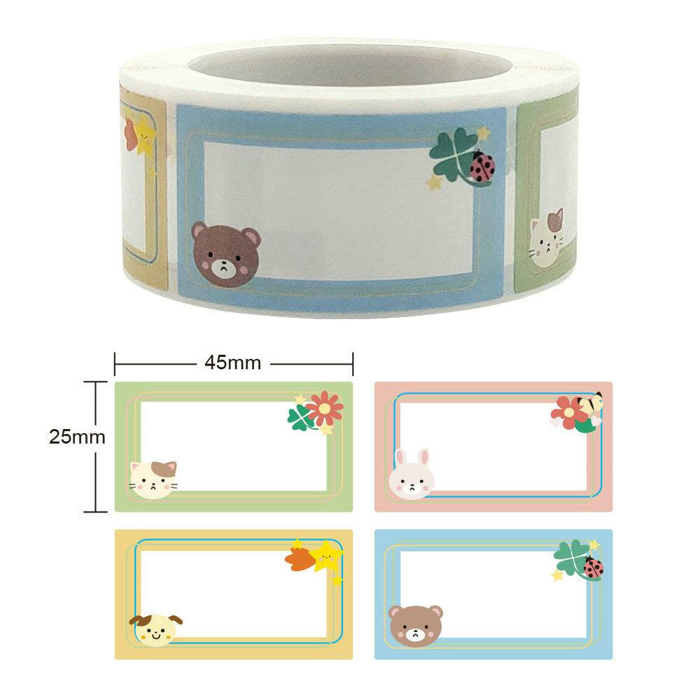 Hit Name Sticker Wholesale Rolls Of Handwritten Name Stickers For Children Namechildren'S Self-Adhesive Label Sticker Name Tag