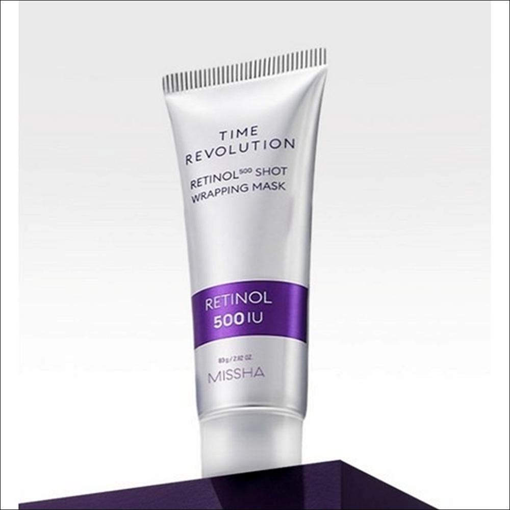 MISSHA Time Revolution Retinol 500 Shot Wrapping Mask