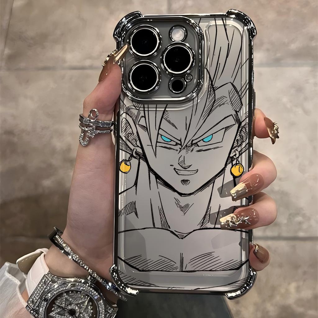 Line Cool Anime Kakarottoes Hot Plating Phone Case For IPhone 17 17e 16e 16 15 14 13 12 11 Pro Max X XR XSMax 7 8 Mini Air Plus