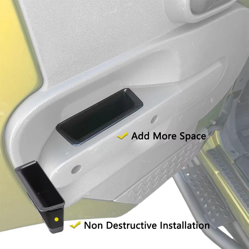 Door Handle erts Storage Box Organizer for Jeep Wrangler JK JKU 2007-2010 Door Grab Handle Tray Interior Accessories Tidying