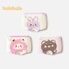 Balabala Girls' Cartoon Boxer Briefs (3-Pack)