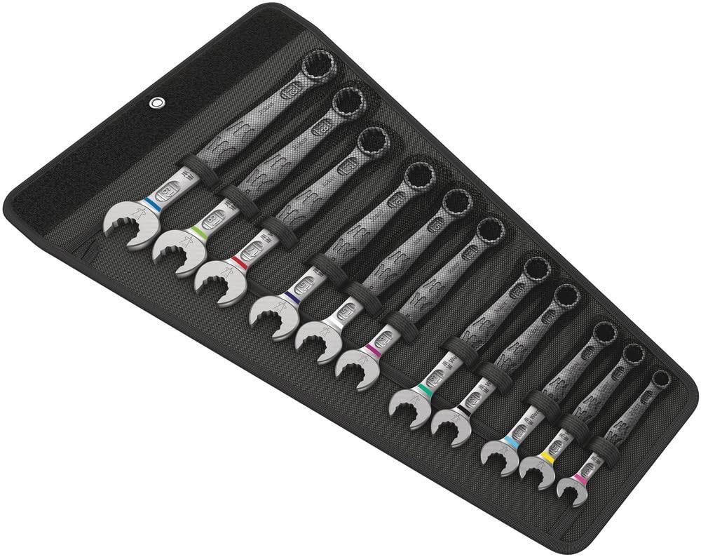 

WERA Combination Wrench 020231 11-Piece Set, 8-19mm, чёрный