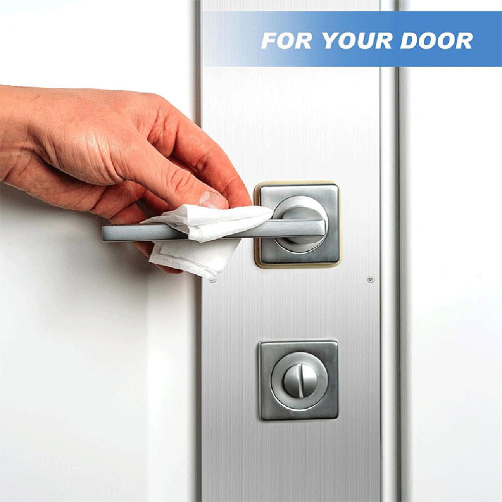 High-Quality Stainless Steel Door Kick Plates Prevent Door Scratches Outer Door Kick Plate 3 Steps- Place Metal Door Panels