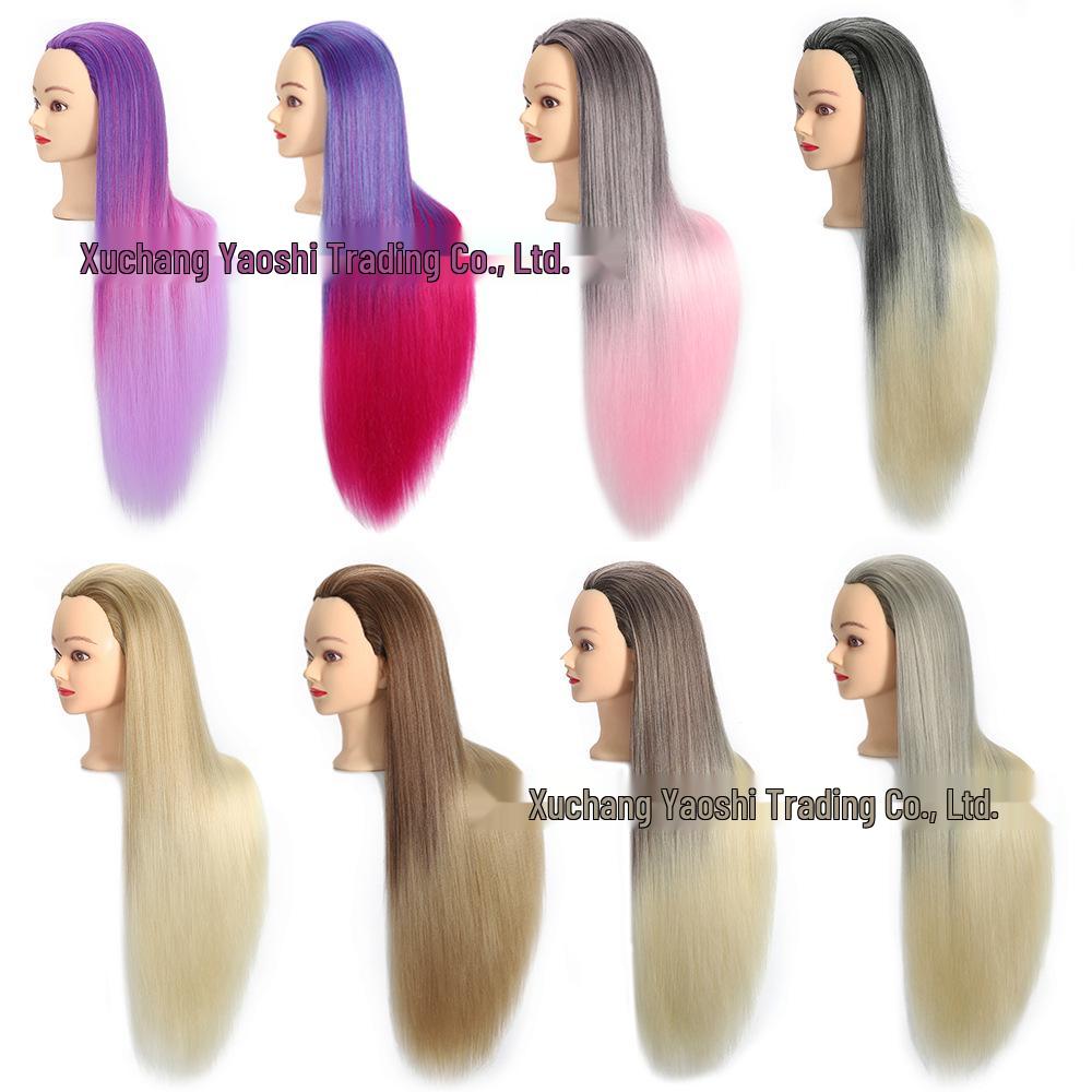 Wig Mannequin Braiding Practice Model - Hairdressing Doll Head